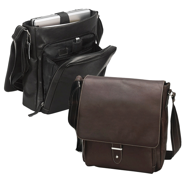 Vertical Laptop Messenger Bag