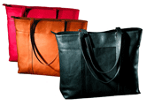 red, tan and black leather laptop handbag briefcases